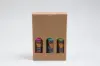 6-2/3L x 2-1/8W x 9-4/9H, Italian Textured Kraft Olive Oil & Vinegar Boxes, Ribbed Kraft
