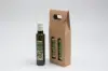 2-1/4W x 4-1/4L x 12H, Italian Smooth Kraft Olive Oil & Vinegar Carriers, Smooth Kraft