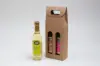 2-1/2W x 5-1/8L x 13-1/4H, Italian Smooth Kraft Olive Oil & Vinegar Carriers, Smooth Kraft