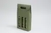 2-1/4W x 6-5/8L x 12H, Seta Italian Colored Olive Oil & Vinegar Carriers, Sage Groove