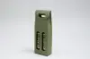 2-1/2W x 5-1/8L x 13-1/4H, Seta Italian Colored Olive Oil & Vinegar Carriers, Sage Groove