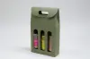 2-1/2W x 7-7/8L x 13-1/4H, Seta Italian Colored Olive Oil & Vinegar Carriers, Sage Groove