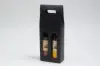 2-1/2W x 5-1/8L x 13-1/4H, Seta Italian Colored Olive Oil & Vinegar Carriers, Nero Black