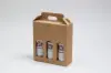 7-7/8L x 2-1/2W x 8-1/2H, Jar Gift Boxes Carriers, Ribbed Kraft