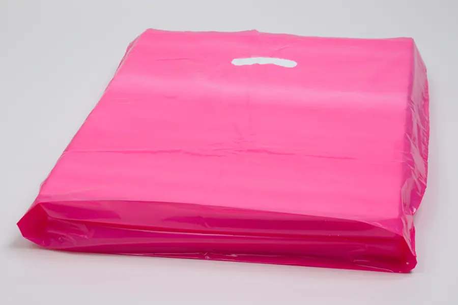<18X18X4 MAGENTA GLOSS PLASTIC