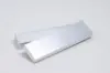 2L x 8W x 7/8H, 2-Piece Set-Up Jewelry Boxes w/Fiber Insert, Silver Linen