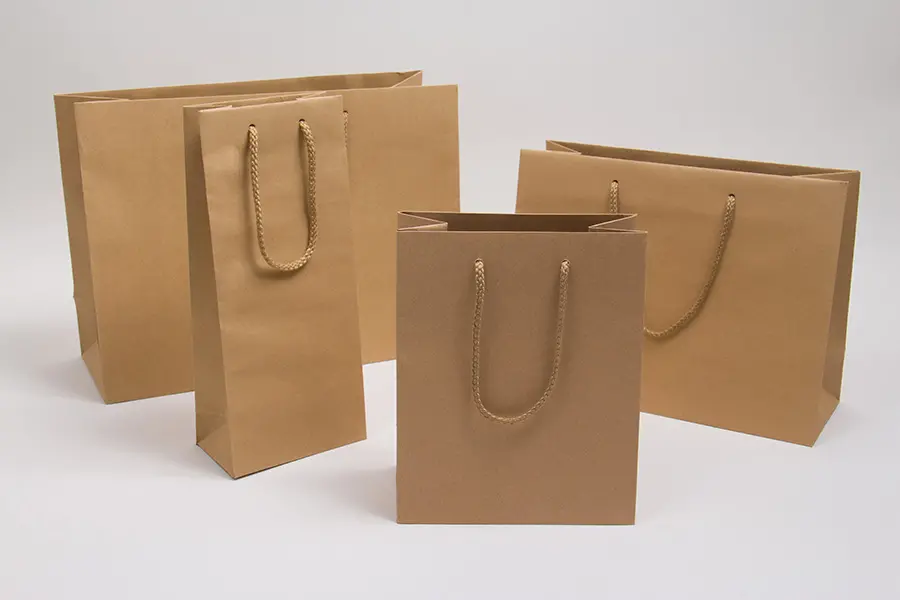 Natural Kraft Eurotote Bags