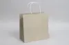 10W x 5D x 10H, Midtown Matte Colored Upscale Turn Top J Handle Bags, Sand