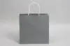 10W x 5D x 10H, Midtown Matte Colored Upscale Turn Top J Handle Bags, Tarnished Grey