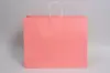 16W x 6D x 13H, Midtown Matte Colored Upscale Turn Top J Handle Bags, Coral Chiffon