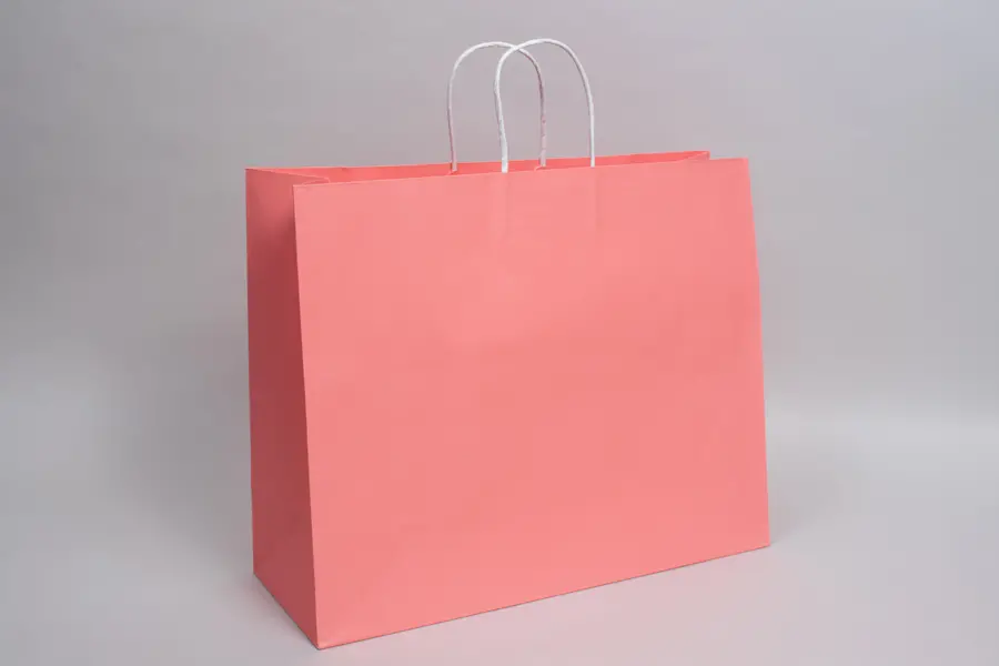 16W x 6D x 13H, Midtown Matte Colored Upscale Turn Top J Handle Bags, Coral Chiffon