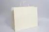 16W x 6D x 13H, Midtown Matte Colored Upscale Turn Top J Handle Bags, Pearl Cream