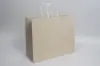 16W x 6D x 13H, Midtown Matte Colored Upscale Turn Top J Handle Bags, Sand