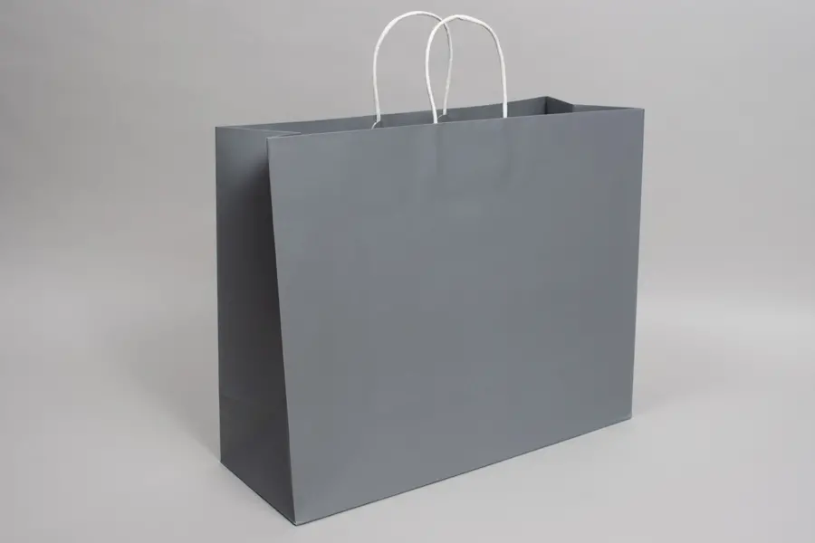 16W x 6D x 13H, Midtown Matte Colored Upscale Turn Top J Handle Bags, Tarnished Grey