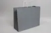 16W x 6D x 13H, Midtown Matte Colored Upscale Turn Top J Handle Bags, Tarnished Grey