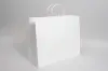 16W x 6D x 13H, Midtown Matte Colored Upscale Turn Top J Handle Bags, White