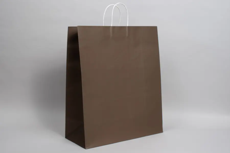 16W x 7D x 19H, Midtown Matte Colored Upscale Turn Top J Handle Bags, Coco Brown
