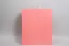 16W x 7D x 19H, Midtown Matte Colored Upscale Turn Top J Handle Bags, Coral Chiffon