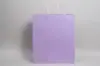 16W x 7D x 19H, Midtown Matte Colored Upscale Turn Top J Handle Bags, Lavender