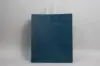 16W x 7D x 19H, Midtown Matte Colored Upscale Turn Top J Handle Bags, Nautical Blue
