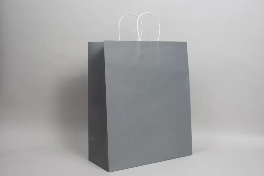 16W x 7D x 19H, Midtown Matte Colored Upscale Turn Top J Handle Bags, Tarnished Grey