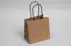 6W x 4D x 6H, Brown Kraft Paper Bags with Twisted Paper Handle