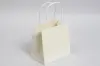 6W x 4D x 6H, Midtown Matte Colored Upscale Turn Top J Handle Bags, Pearl Cream
