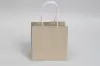 6W x 4D x 6H, Midtown Matte Colored Upscale Turn Top J Handle Bags, Sand