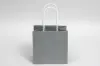 6W x 4D x 6H, Midtown Matte Colored Upscale Turn Top J Handle Bags, Tarnished Grey