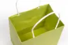 16W x 7D x 19H, Midtown Matte Colored Upscale Turn Top J Handle Bags, Aloe Green