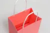 6W x 4D x 6H, Midtown Matte Colored Upscale Turn Top J Handle Bags, Coral Chiffon