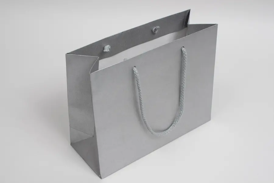 10W x 4D x 8H, Enviro Eurototes, Metallic Silver Shimmer
