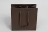 6-1/2W x 3-1/2D x 6-1/2H, Enviro Eurototes, Chocolate Brown