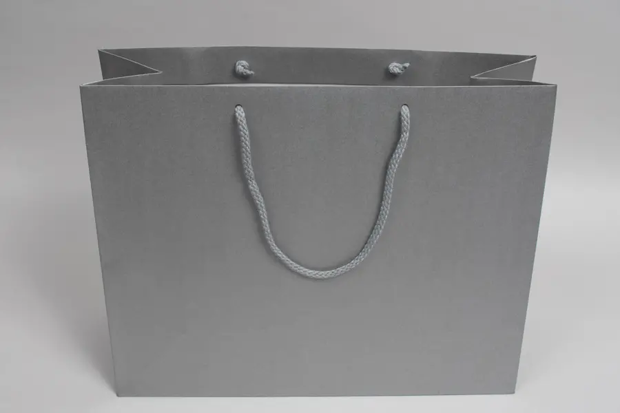 16W x 6D x 13H, Enviro Eurototes, Metallic Silver Shimmer