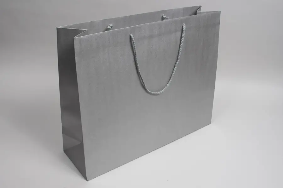 20W x 6D x 16H, Enviro Eurototes, Metallic Silver Shimmer