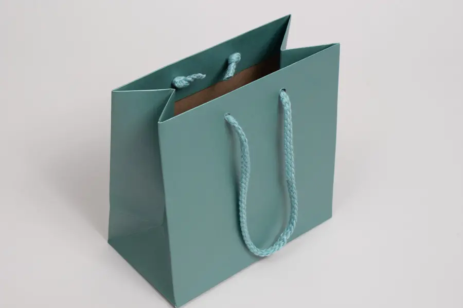 6-1/2W x 3-1/2D x 6-1/2H, Enviro Eurototes, Turquoise Shimmer