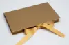 7-1/2L x 4-1/4W x 5/8H, Platform Gift Card Boxes, Matte Gold