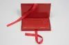 7-1/2L x 4-1/4W x 5/8H, Platform Gift Card Boxes, Red Gloss