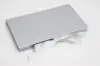 7-1/2L x 4-1/4W x 5/8H, Platform Gift Card Boxes, Matte Silver