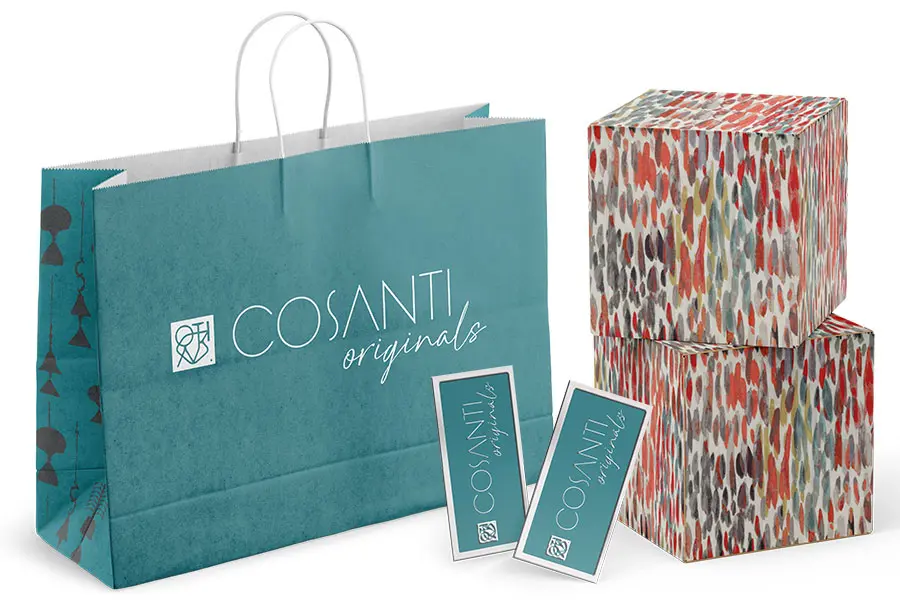 Custom packaging for Cosanti Originals