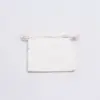 3W x 4H, Natural Cotton Drawstring Pouches, Off-White