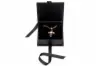 2-3/4L x 2-3/4W x 1H, Deluxe Ribbon Jewelry Boxes, Matte Black