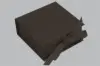 2-3/4L x 2-3/4W x 1H, Deluxe Ribbon Jewelry Boxes, Matte Chocolate Brown