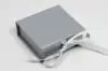 2-3/4L x 2-3/4W x 1H, Deluxe Ribbon Jewelry Boxes, Matte Silver
