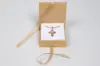 2-3/4L x 2-3/4W x 1H, Deluxe Ribbon Jewelry Boxes, Kraft