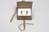 3L x 2-1/8W x 1-1/4H, Deluxe Ribbon Jewelry Boxes, Matte Champagne