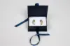 3L x 2-1/8W x 1-1/4H, Deluxe Ribbon Jewelry Boxes, Matte Navy