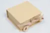 3-1/2L x 3-1/2W x 1-1/2H, Deluxe Ribbon Jewelry Boxes, Kraft