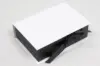 5L x 3-1/2W x 1-1/2H, Deluxe Ribbon Jewelry Boxes, White/Black