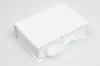 5L x 3-1/2W x 1-1/2H, Deluxe Ribbon Jewelry Boxes, Matte White